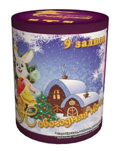 Фейерверк Новогодняя ночь, 9 залпов, калибр 1,0