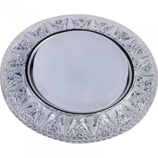 Светильник De Fran FT9152 CHWH LED 20SMD/GX53 4000K мет/зерк.прозр.