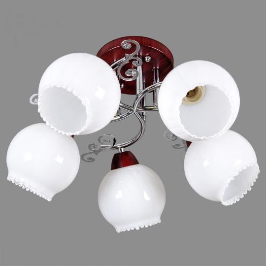 Светильник потолочный 21 Век 30904/5CR (220V 40W E27)