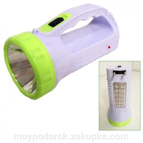 Фонарь LY-1958 9LED+12LEDс вилкой для подзаряда