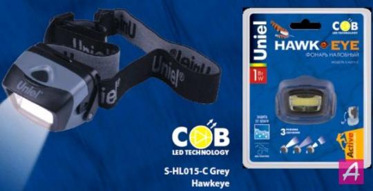 Фонарь лобный Uniel S-HL015-C LED 1W