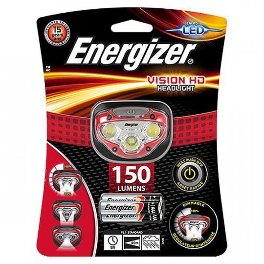 Фонарь лобный Energizer LED Vision HD 150Lum.