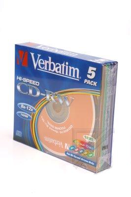 Диск Verbatium CD-RW 700MB (5)