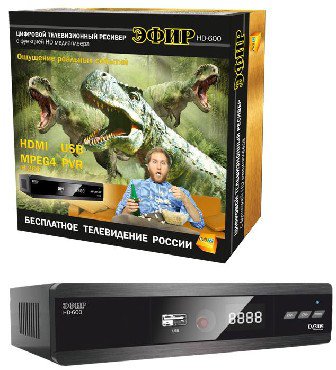 Приемник цифровой эфирный ЭФИР HD-600 DVB-T2