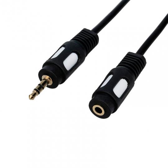 Шнур 3.5 Stereo шт - 3.5 Stereo гн 5М (GOLD) REXANT