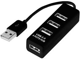 Разветвитель USB на 4 порта черный 18-4103 REXANT