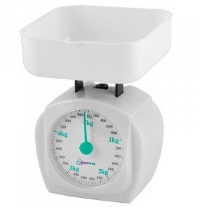 Весы кухонные HomeStar HS-3005M (белые) до 5кг, деление 40гр