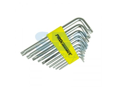 Набор 6-ти гран. 10 предметов T9-T50 TORX Proconnect
