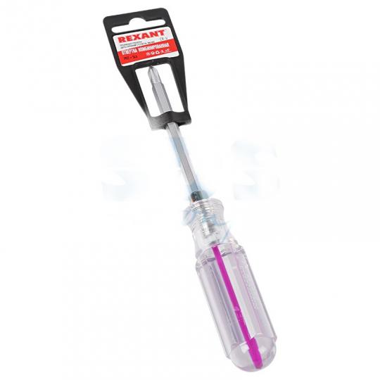 Отвертка комбинированная 120мм PH2 - SL6 - Rexant