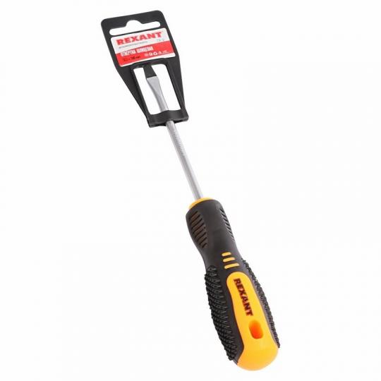 Отвертка шлицевая SL5x100мм Rexant 12-4722