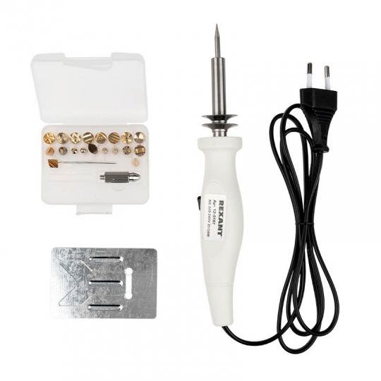 Набор для выжигания 220v/20-50w (21насадка) 12-0187
