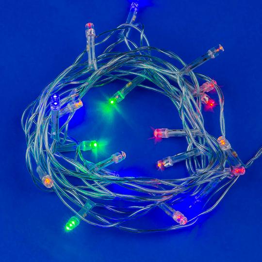 Гирлянда Uniel, свет мульти, нить, с контр., 20LED, 2,8м.