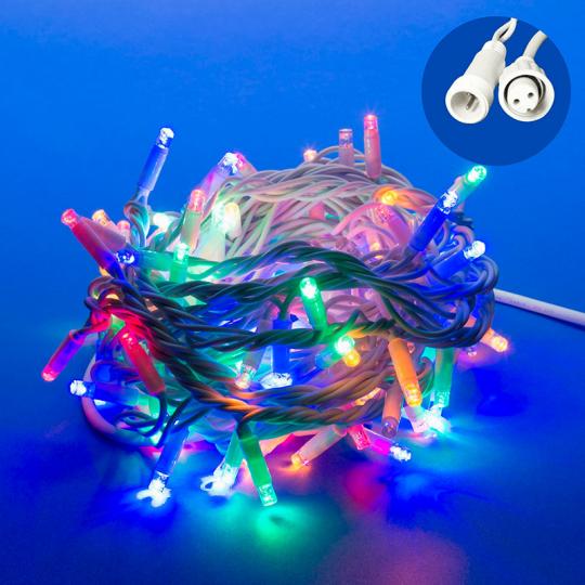 Гирлянда Uniel, каучук, свет мульти, нить, без контр.,120LED, 10м. IP67 ULD-S1000-120-SWK MULTI