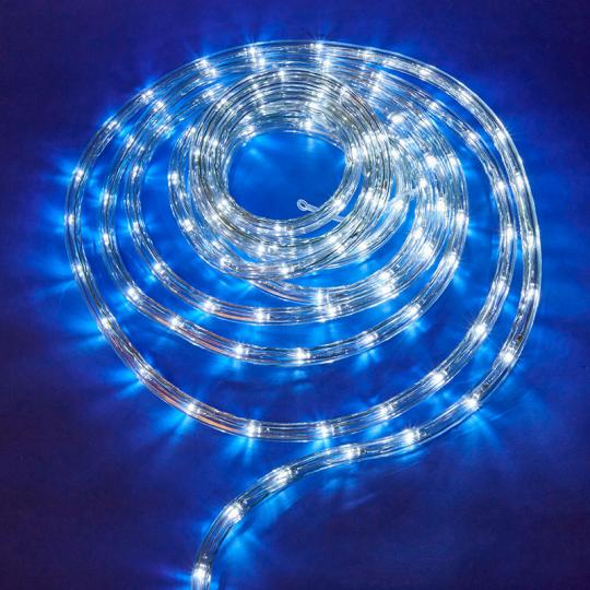 Дюралайт Uniel, 2W, свет белый, 8 режимов, с контр., 190LED, 8м. IP44