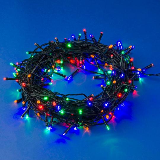 Гирлянда Uniel, свет мульти, нить, c контр.,100LED, 10м. 